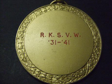 Atletiek jubileum 1931-1941 goudkleurig (2)